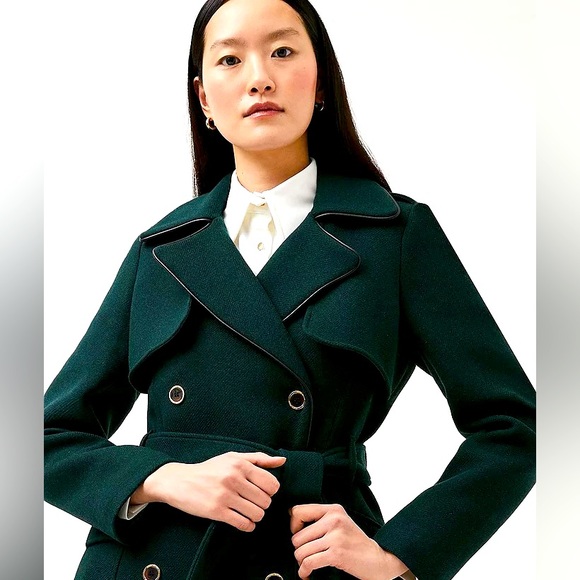 KAREN MILLEN WOMENS SIZE 6 MILITARY STYLE TRENCH JACKET 🧥 - Picture 1 of 1